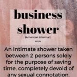 Business Shower -- another great FRICTIONARY definition from Friction|non|Friction